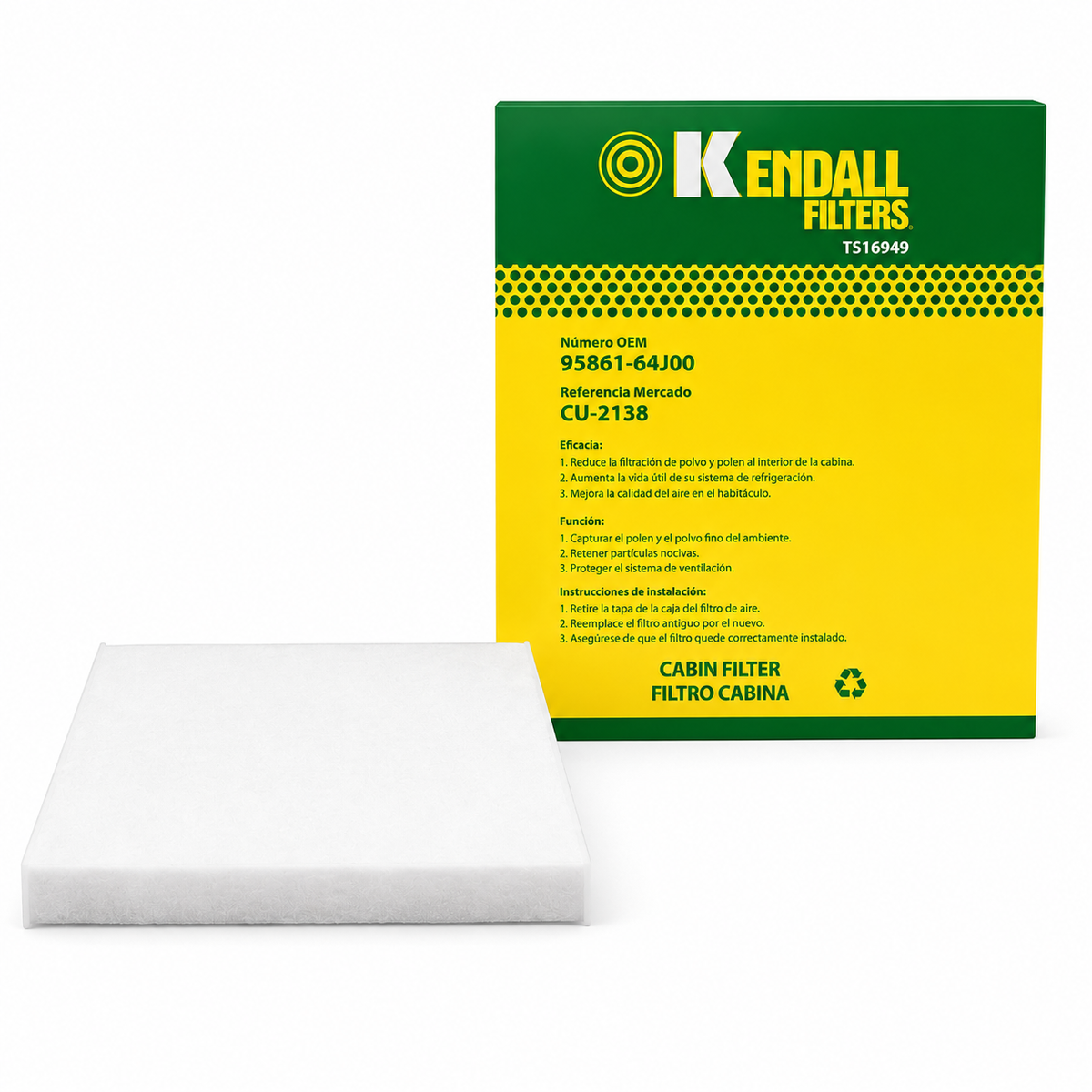 Filtro de Polen Kendall CU2138